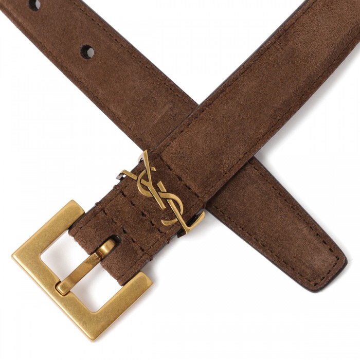 Cassandre suede thin belt