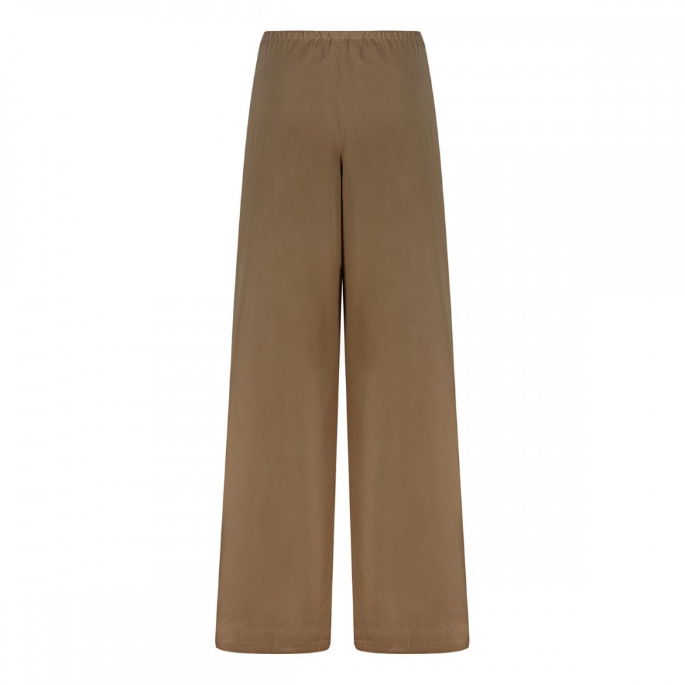 Destino linen and viscose canvas pants