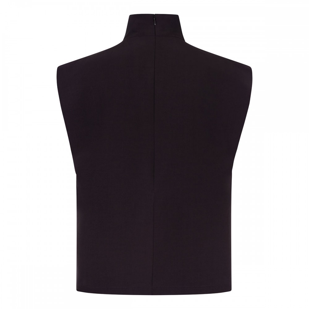 High neck top