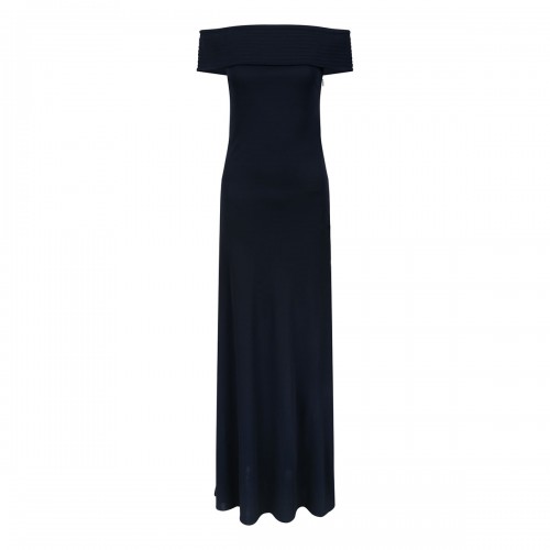 Bandeau fluid jersey dress