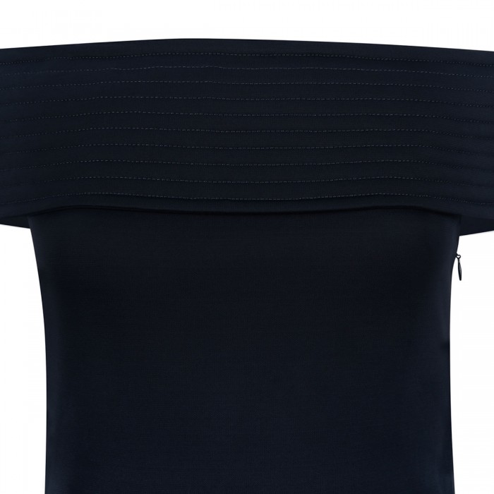 Bandeau fluid jersey dress