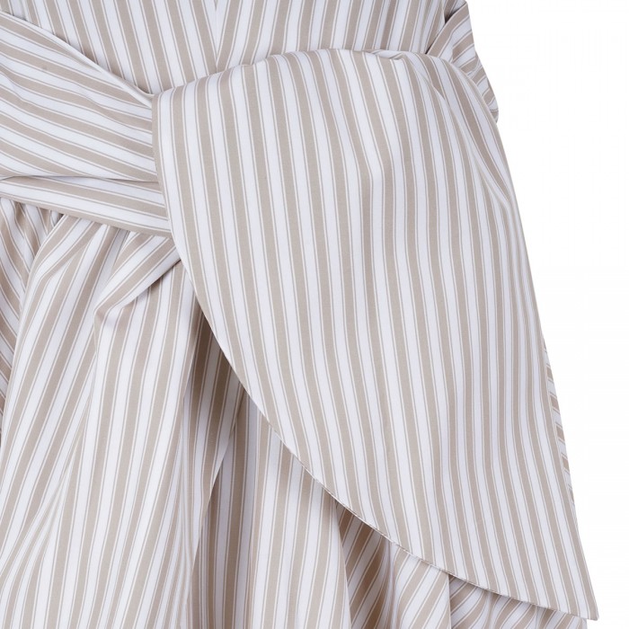 Halterneck knot midi dress