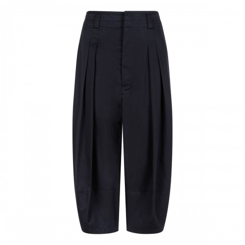 Cotton satin volume bermudas