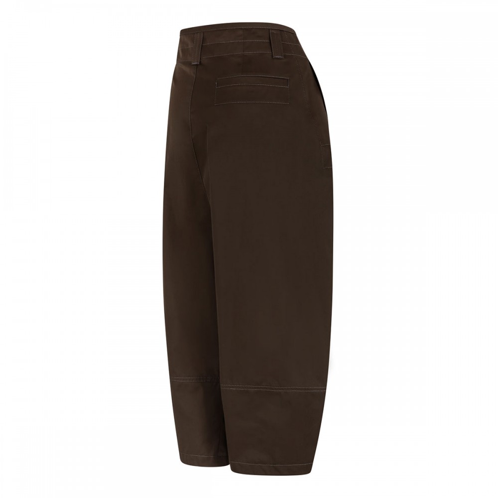 Cotton satin volume bermudas