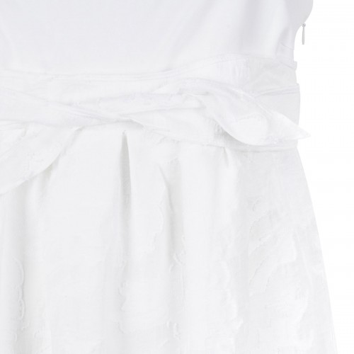 Fil coupe mixed-media dress 2