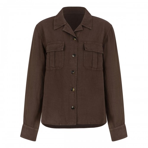 Bia linen military shirt