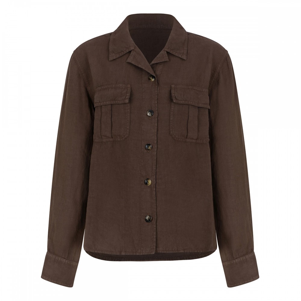 Bia linen military shirt
