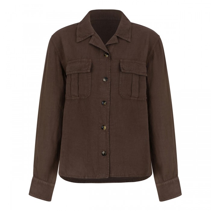 Bia linen military shirt