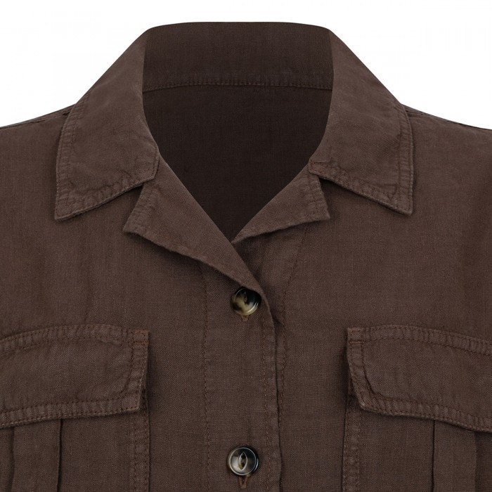 Bia linen military shirt