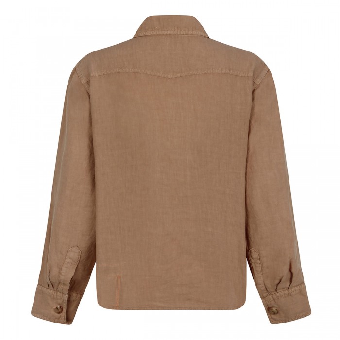 Linen military shirt