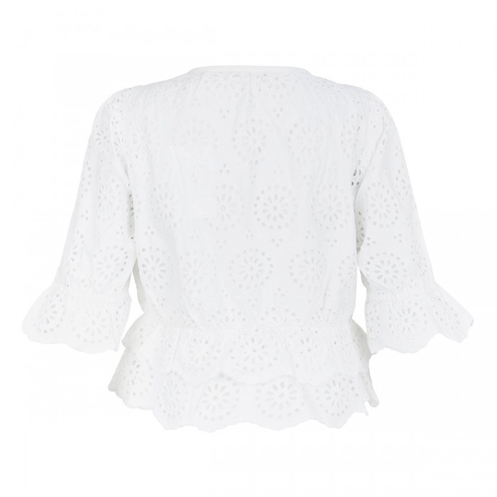 The Solstice Eyelet blouse