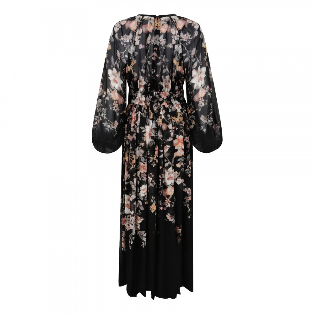 Carousel billow maxi dress