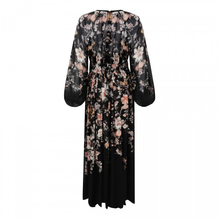 Carousel billow maxi dress