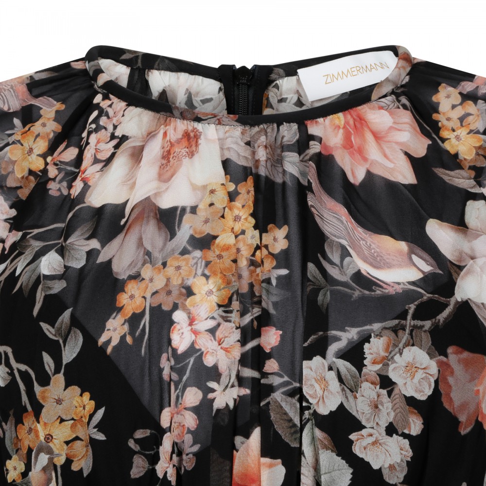 Carousel billow maxi dress