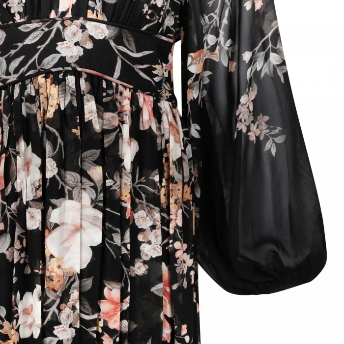 Carousel billow maxi dress