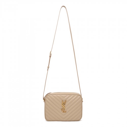 Lou dark beige camera bag