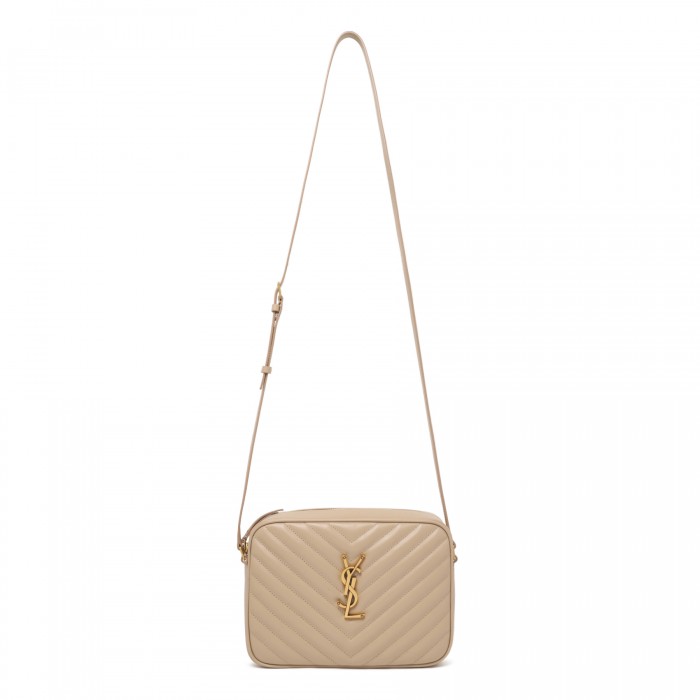 Lou dark beige camera bag