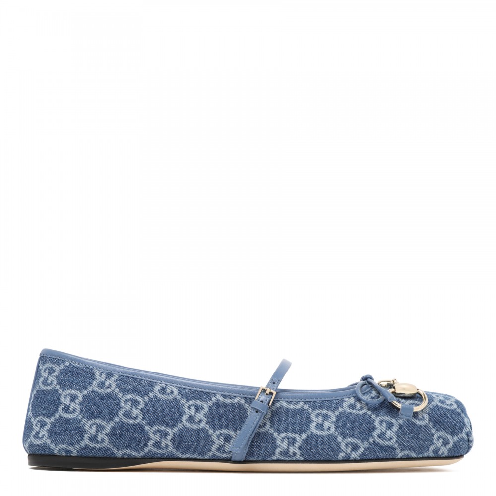 Horsebit flat ballerinas