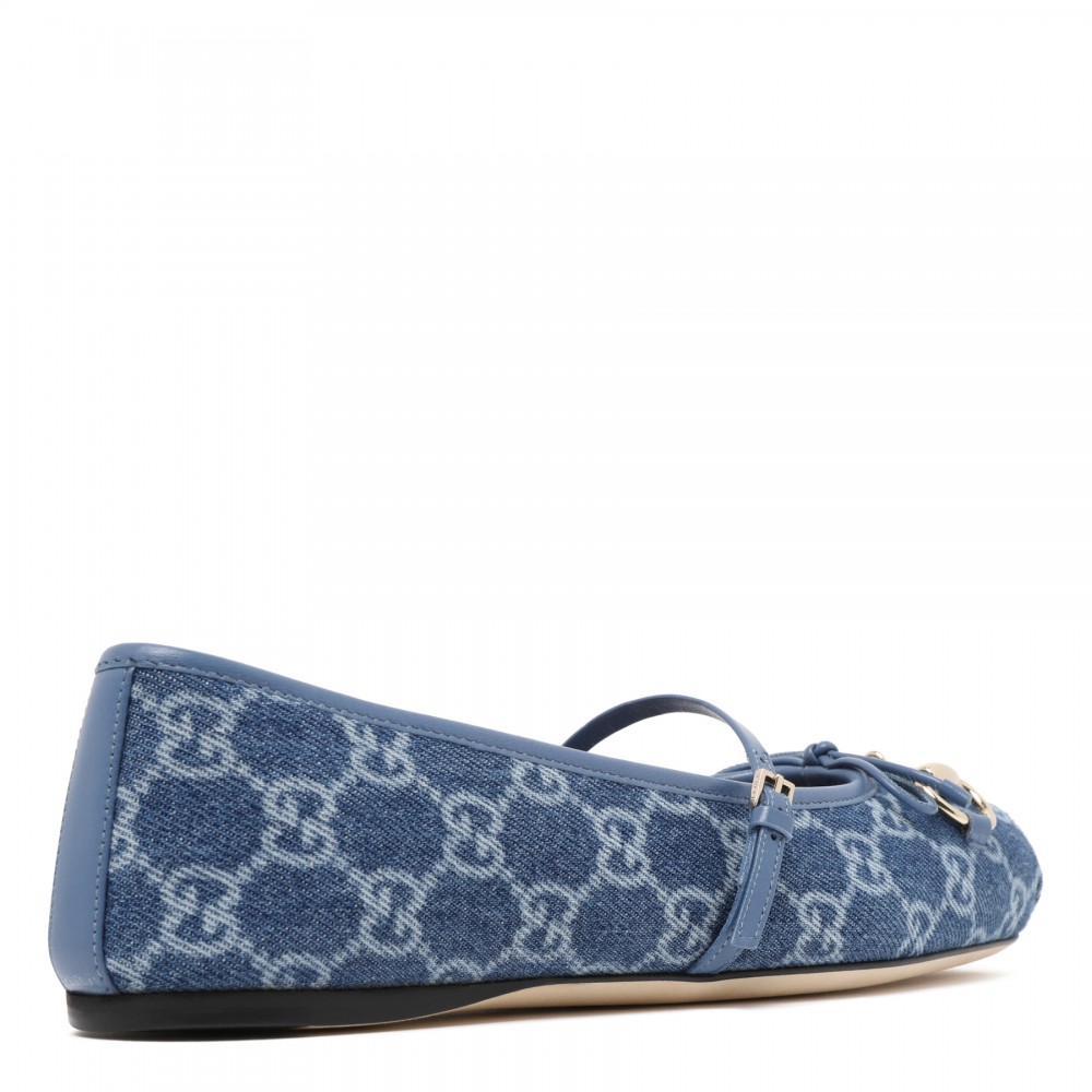 Horsebit flat ballerinas