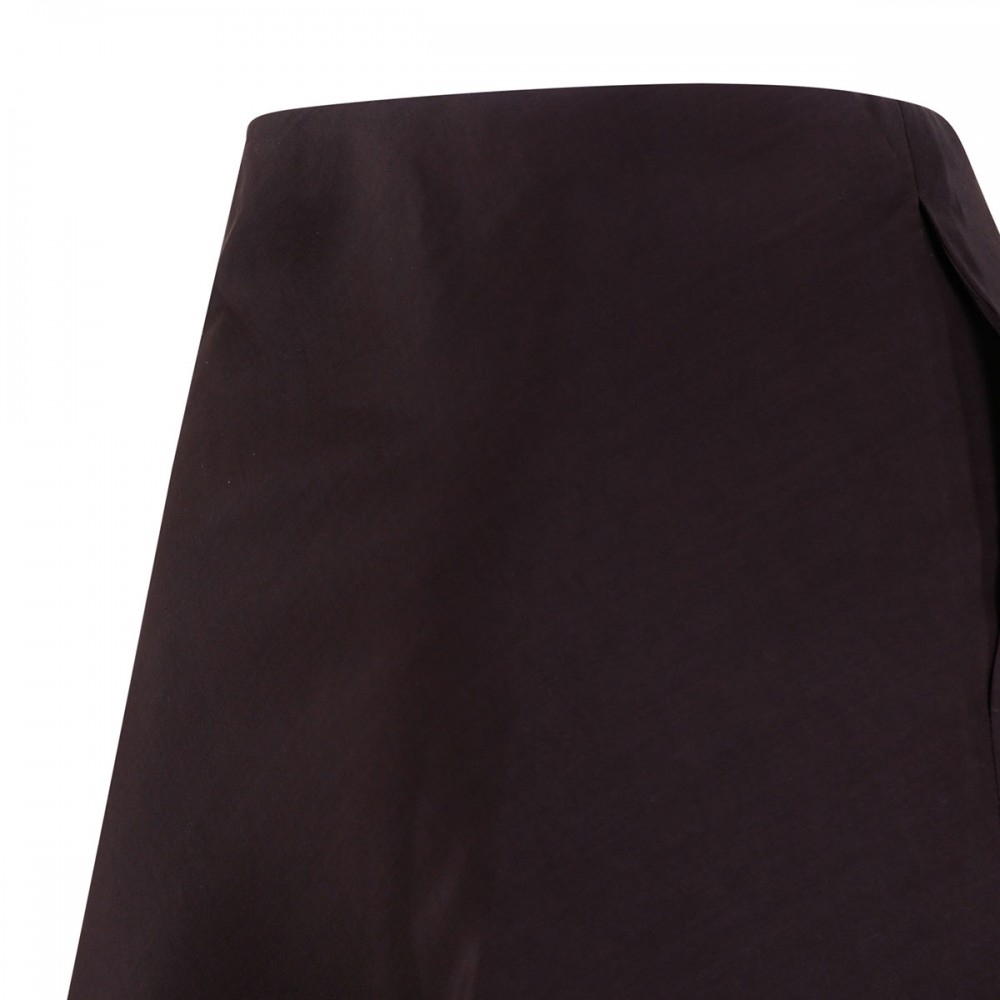 Poplin pointed skirt