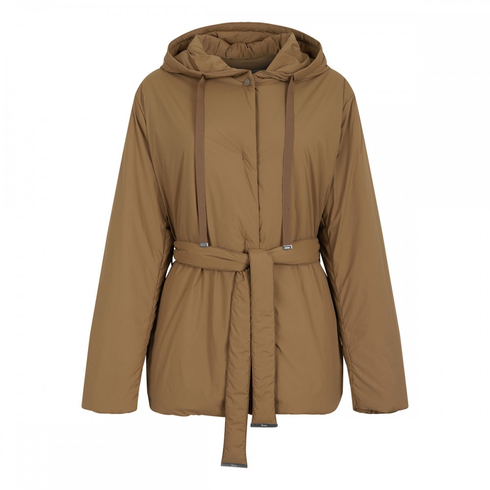 Light stretch nylon parka
