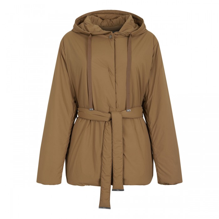 Light stretch nylon parka