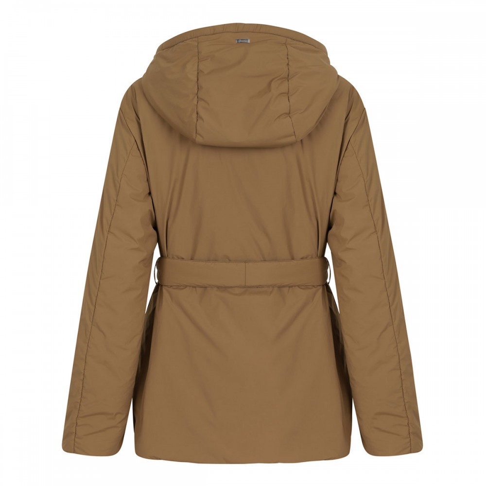 Light stretch nylon parka