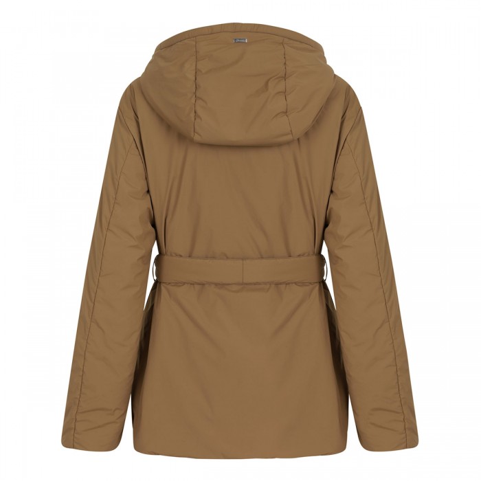 Light stretch nylon parka