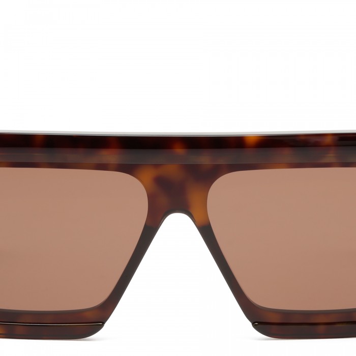 Tortoiseshell mask sunglasses