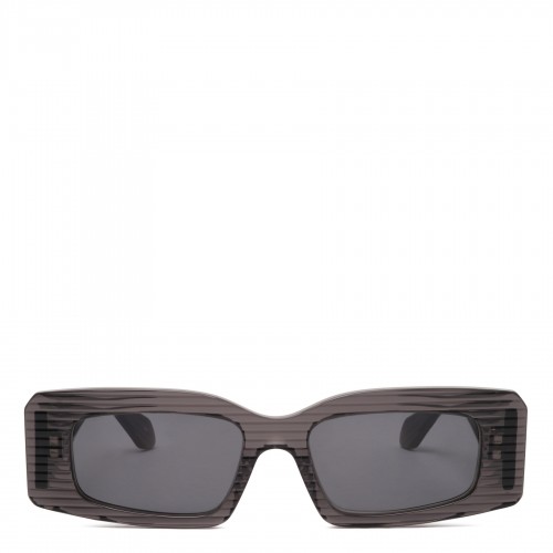 Grey rectangular sunglasses