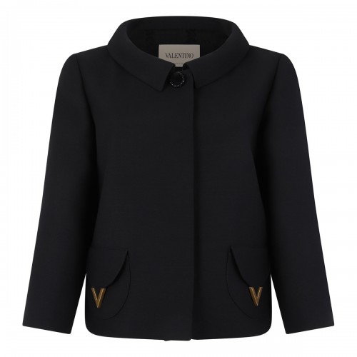 Black Crepe Couture jacket