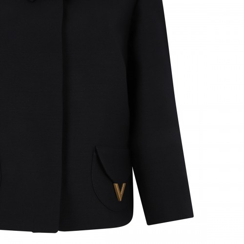 Black Crepe Couture jacket 2