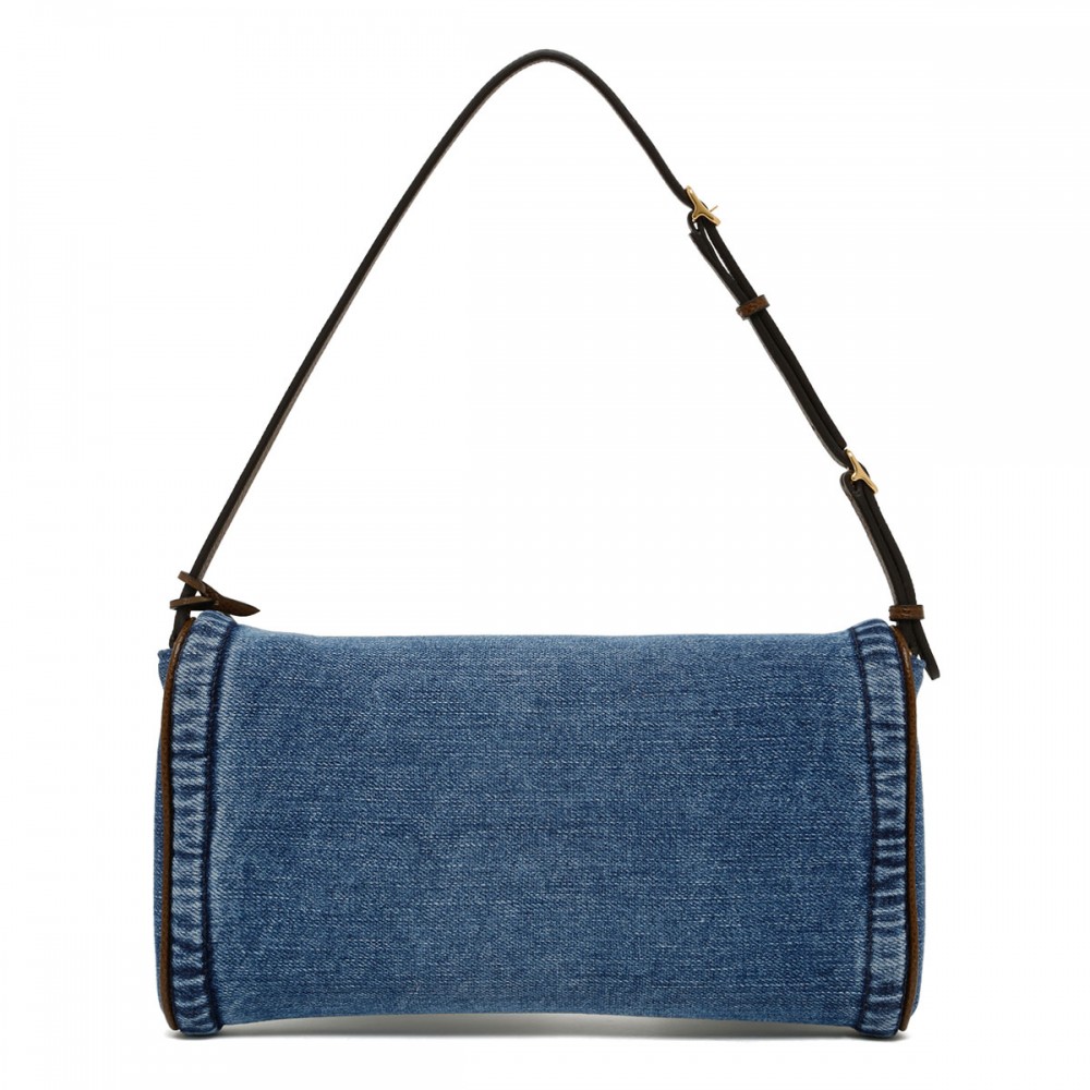 DeVain denim small shoulder bag