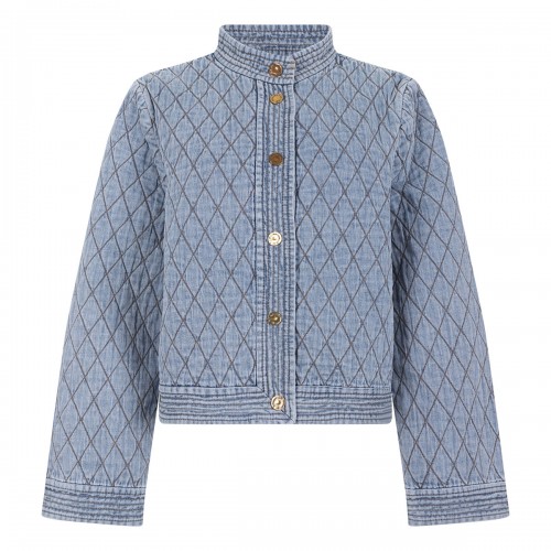 Indra denim quilted jacket