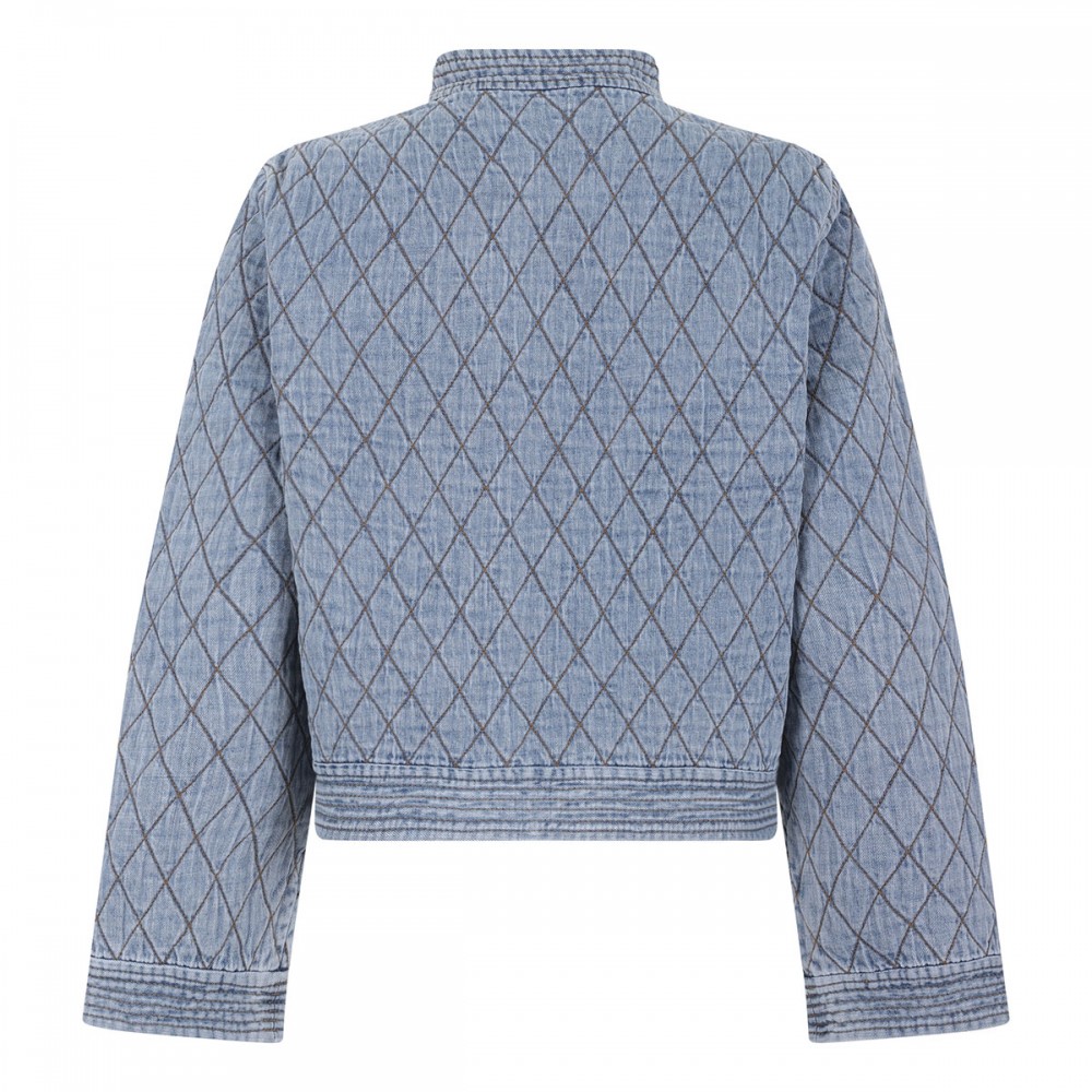 Indra denim quilted jacket
