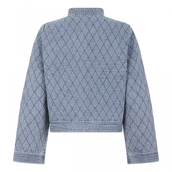 Indra denim quilted jacket