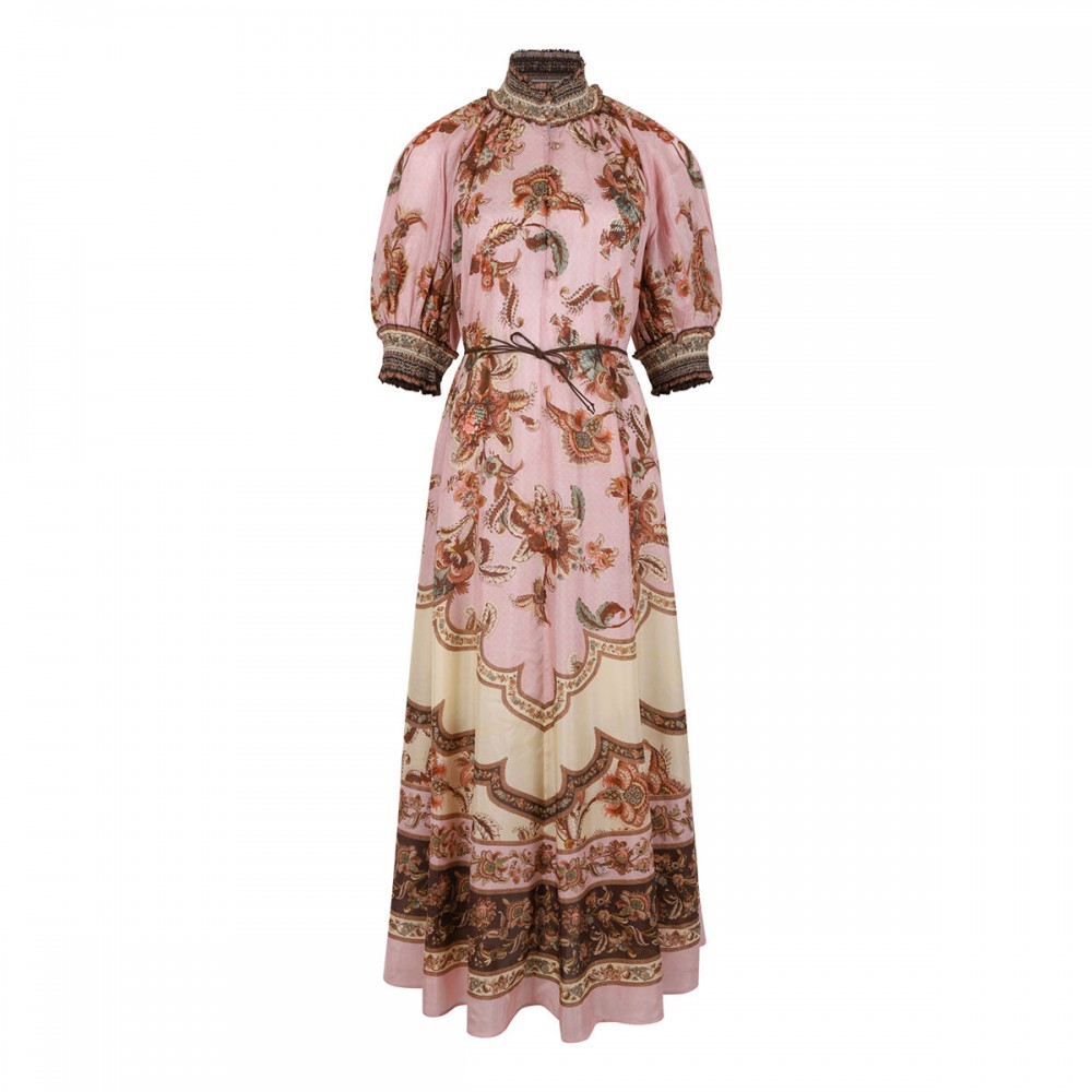 Aster billow maxi dress