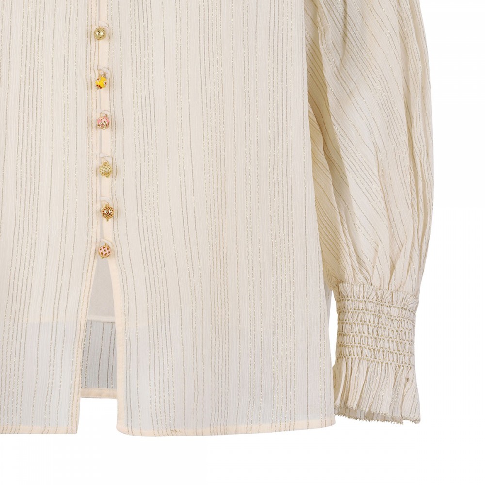 Aster cream hue blouse