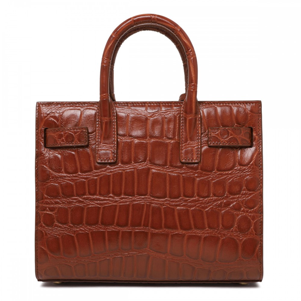 Sac de Jour croc-embossed leather...