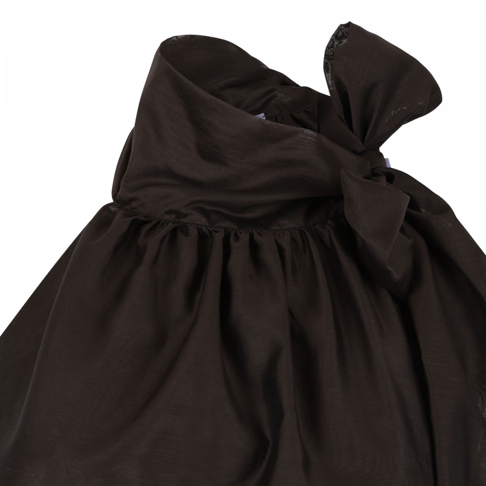 Halterneck top with bow