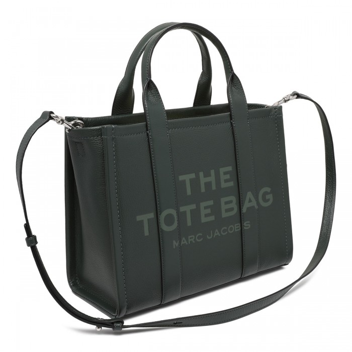 The leather medium tote bag