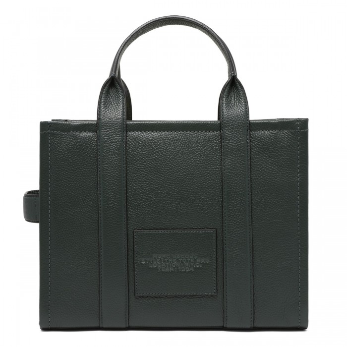 The leather medium tote bag