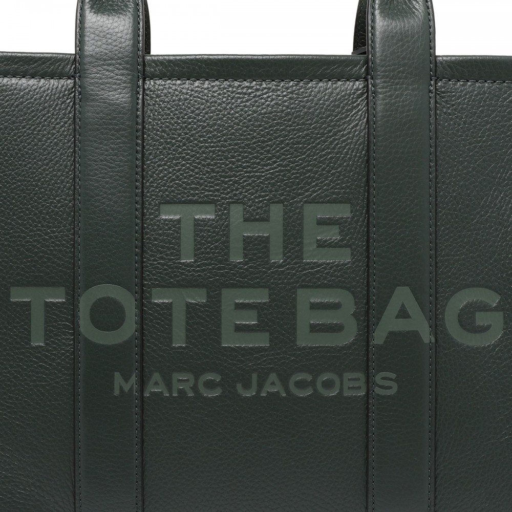 The leather medium tote bag