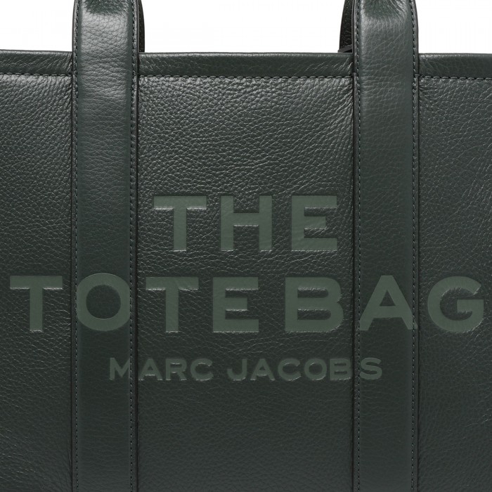The leather medium tote bag