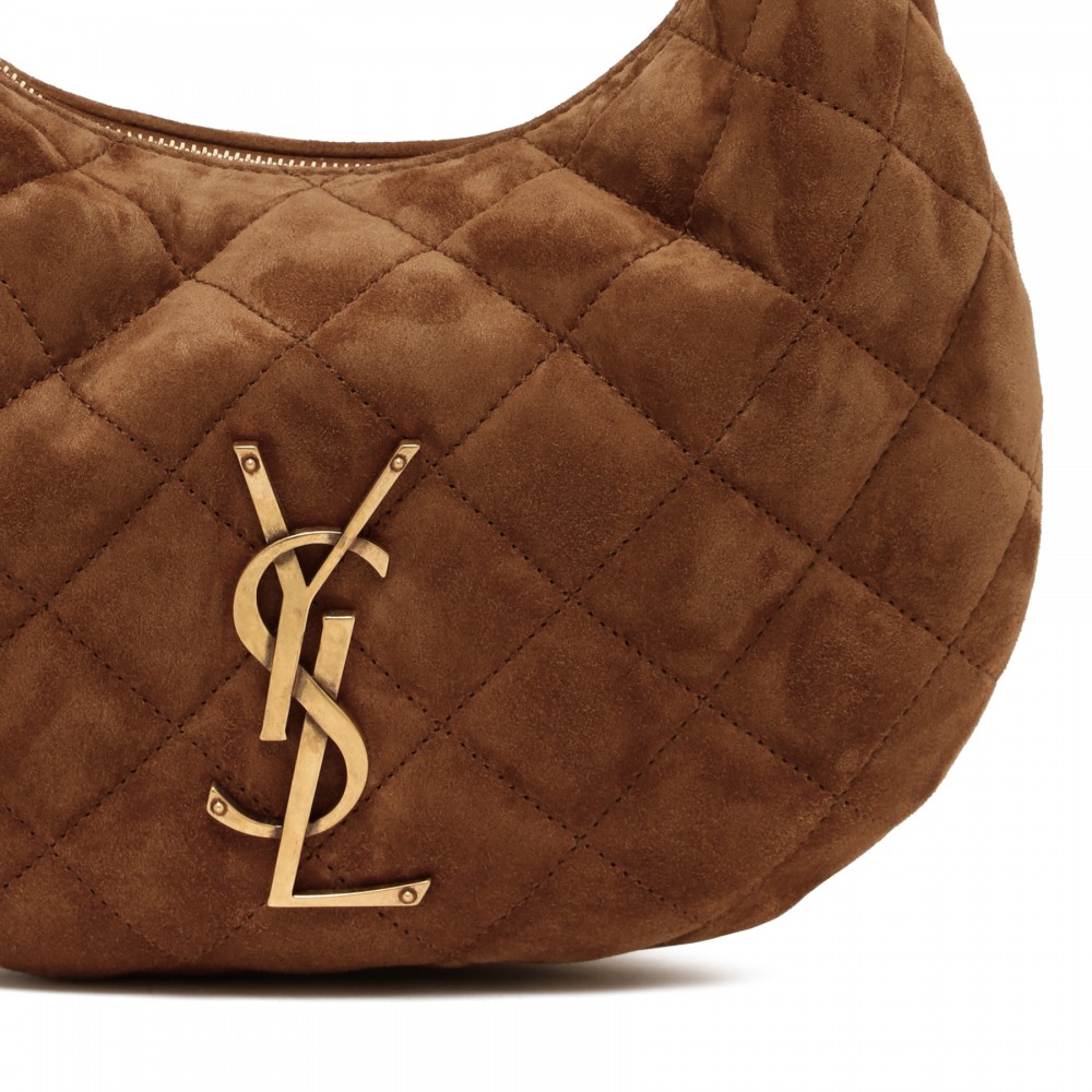 Icarino quilted suede handbag