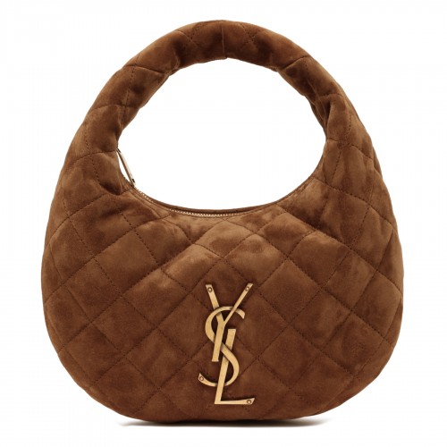 Icarino quilted suede handbag