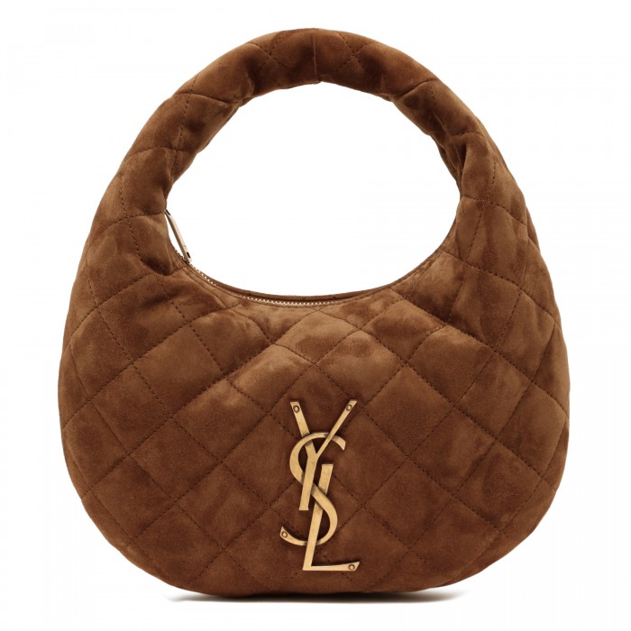 Icarino quilted suede handbag