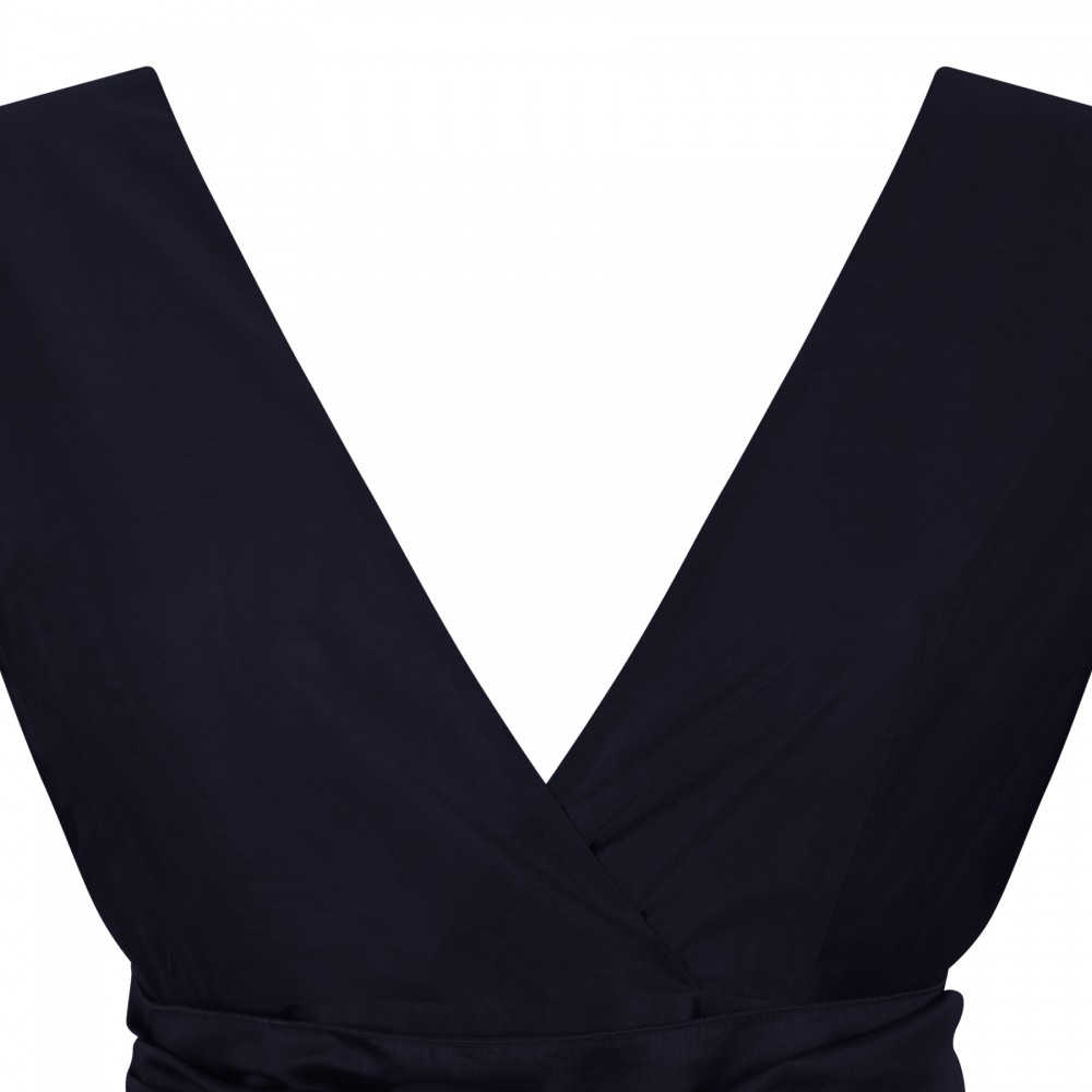 Midnight blue maxi dress