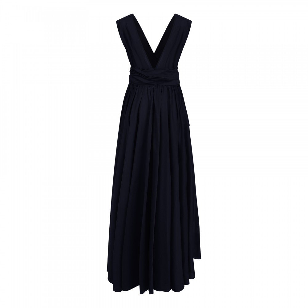 Midnight blue maxi dress