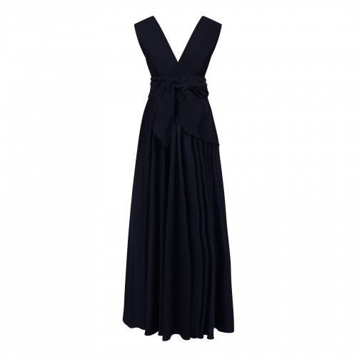 Midnight blue maxi dress